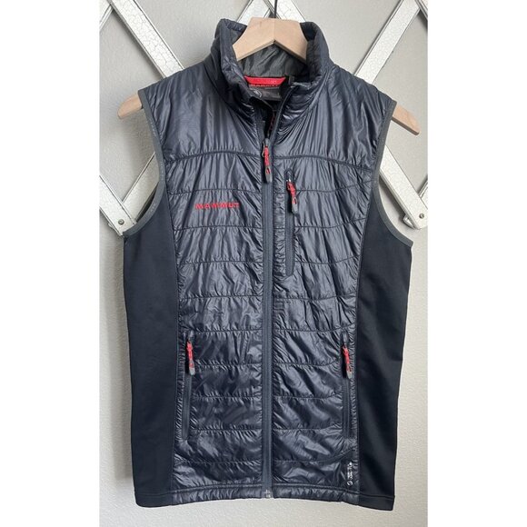 Mammut Polartec Alpha Men's S Puffer Vest Pertex Quantum - Black - Picture 1 of 9